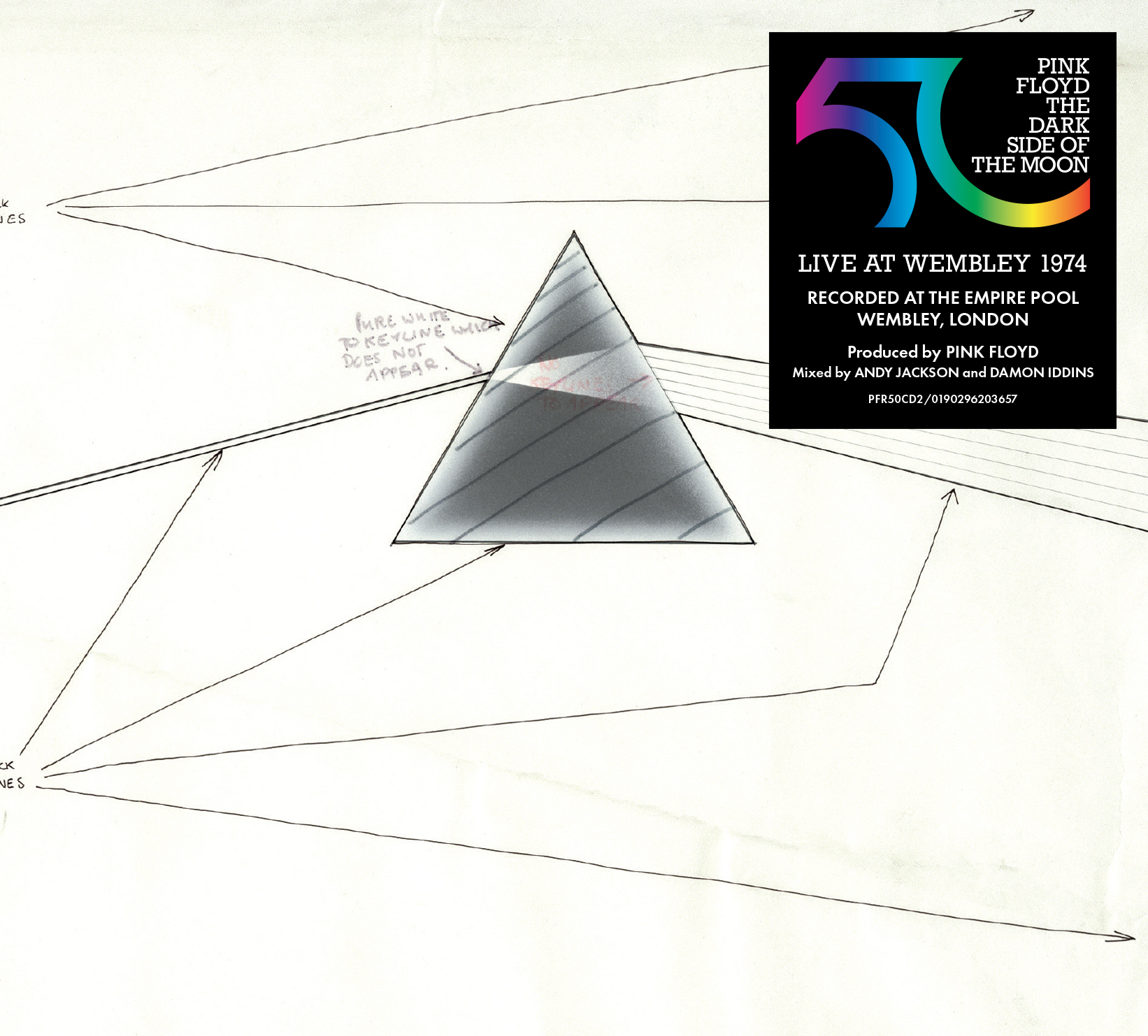 Pink Floyd - The Dark Side Of The Moon Live At Wembley 1974 Lp, Vinyl Album