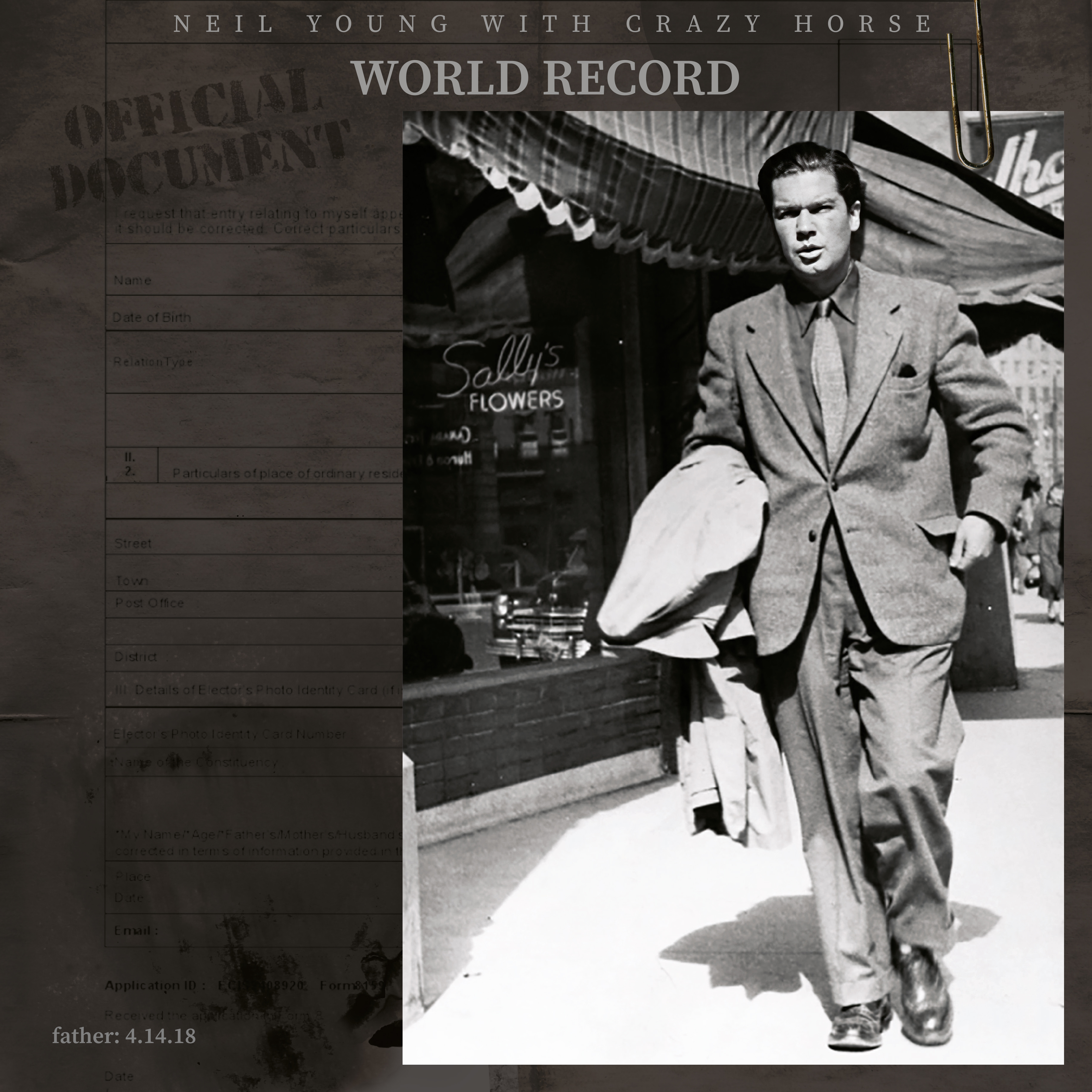 Young, Neil & Crazy Horse - World Record (INDIE)  (CLEAR Vinyl Album), Vinyl Album