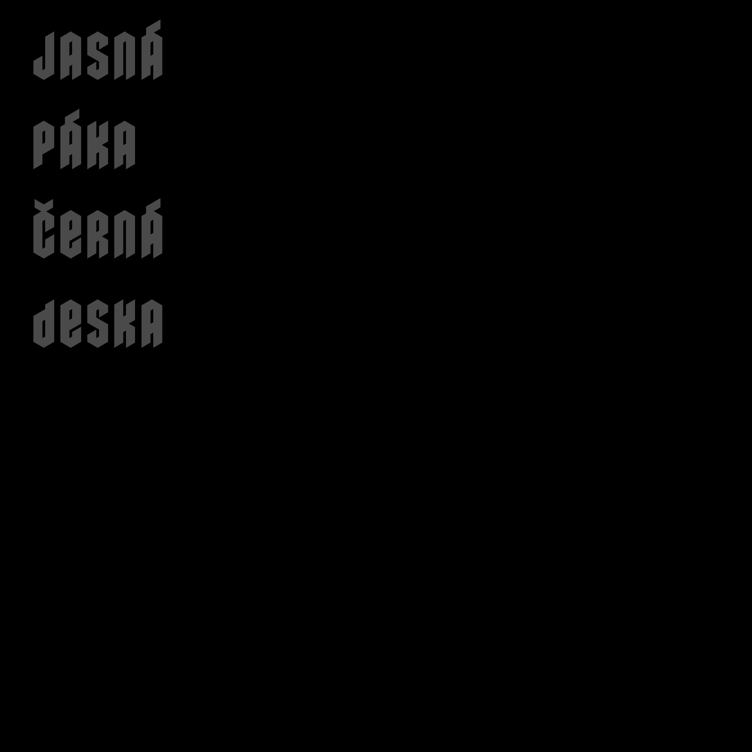 Jasna Paka - Cerna Deska, Vinyl Album