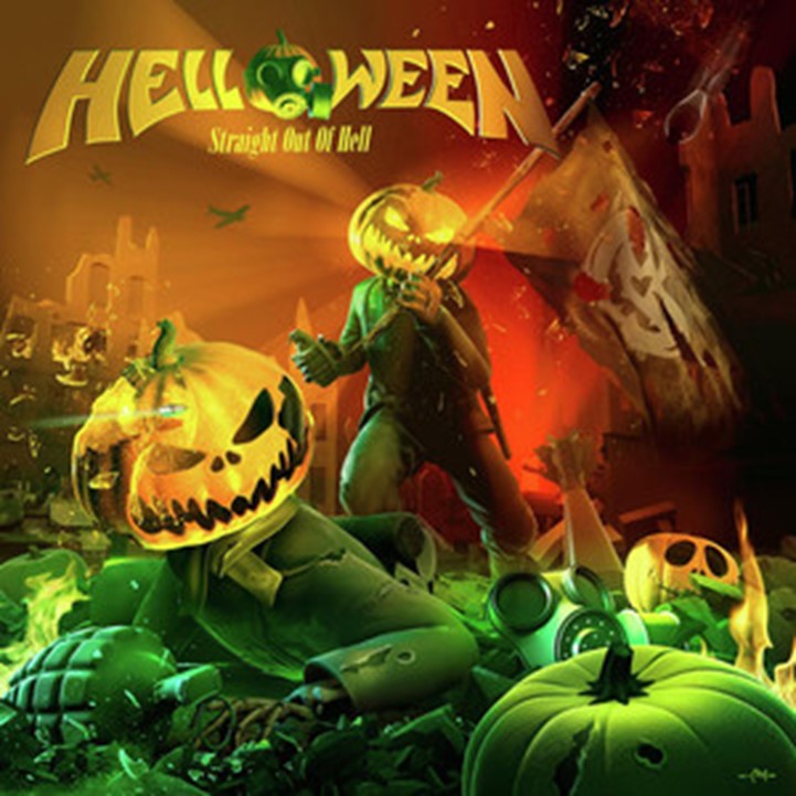 Helloween - Straight Out Of Hell (2020 Remaster) (LIGHT Green/Ocean Blue Bi-Coloured Vinyl), Vinyl Album